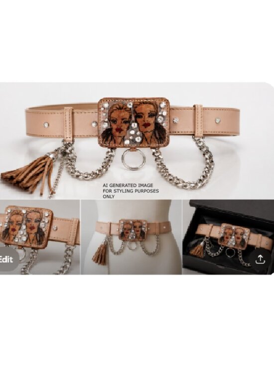 Women’s Belt + Crossbody Bag Set — 100% Full‑Grain Leather handcrafted main image 9